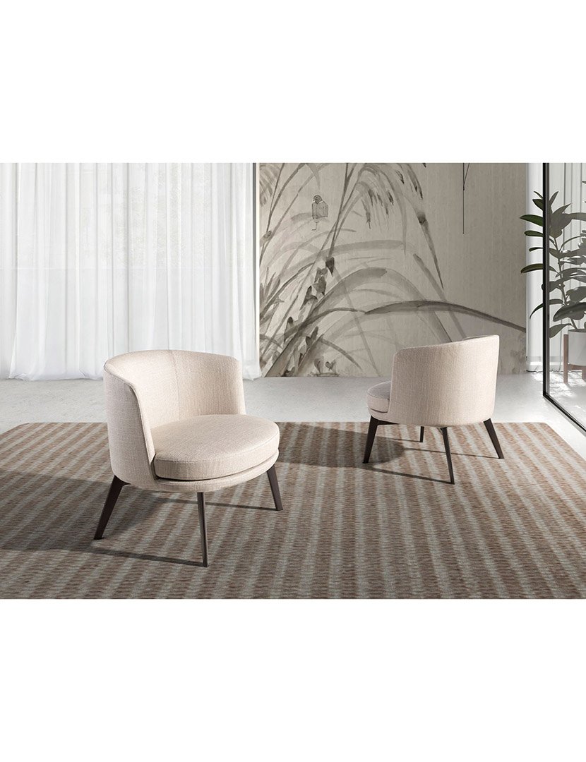 Cadeira em Tecido Creme