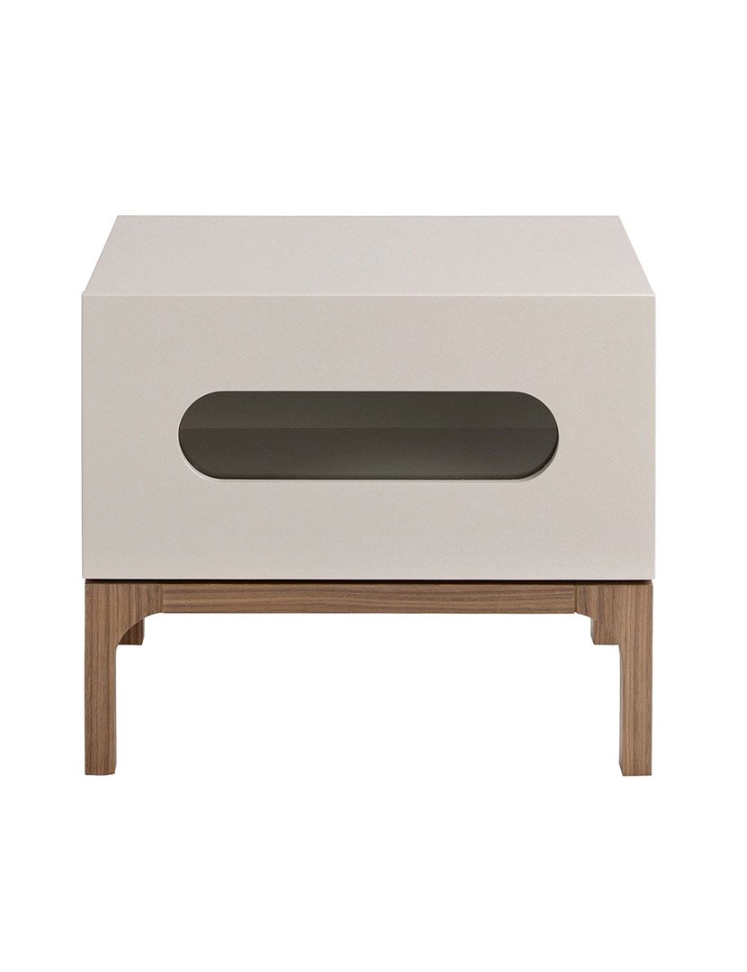 Mesa de Cabeceira em Nogueira e Cinzento