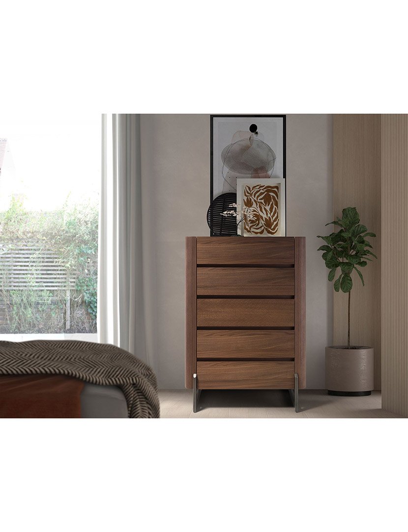 Cómoda em Nogueira e Mármore