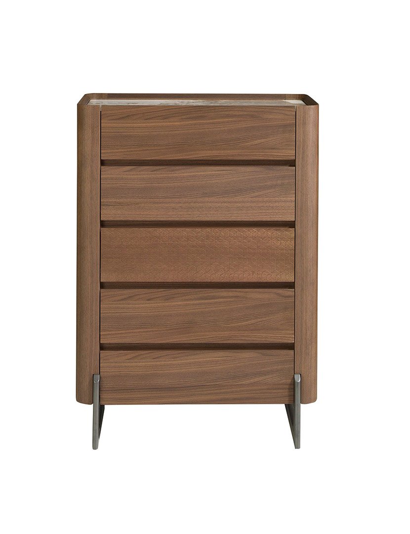 Cómoda em Nogueira e Mármore