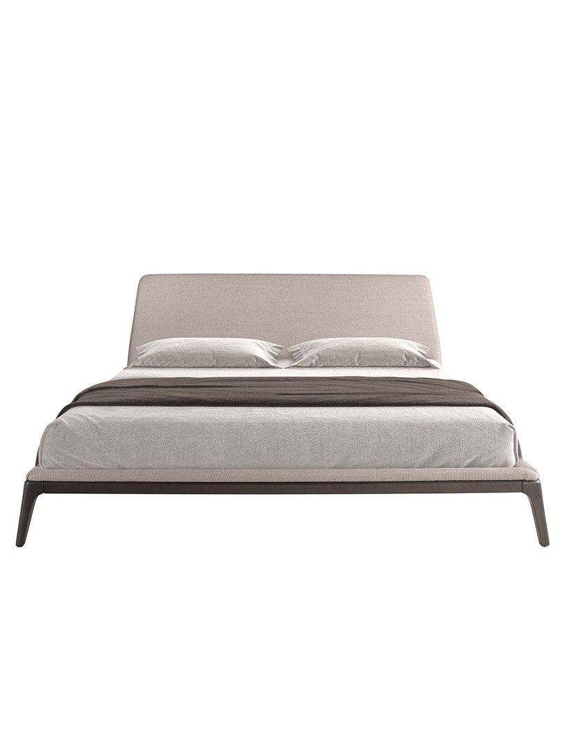 Cama de Tecido Cinzento