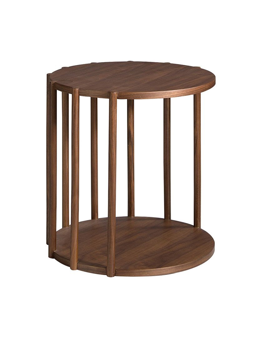 Mesa de Canto Redonda em Nogueira