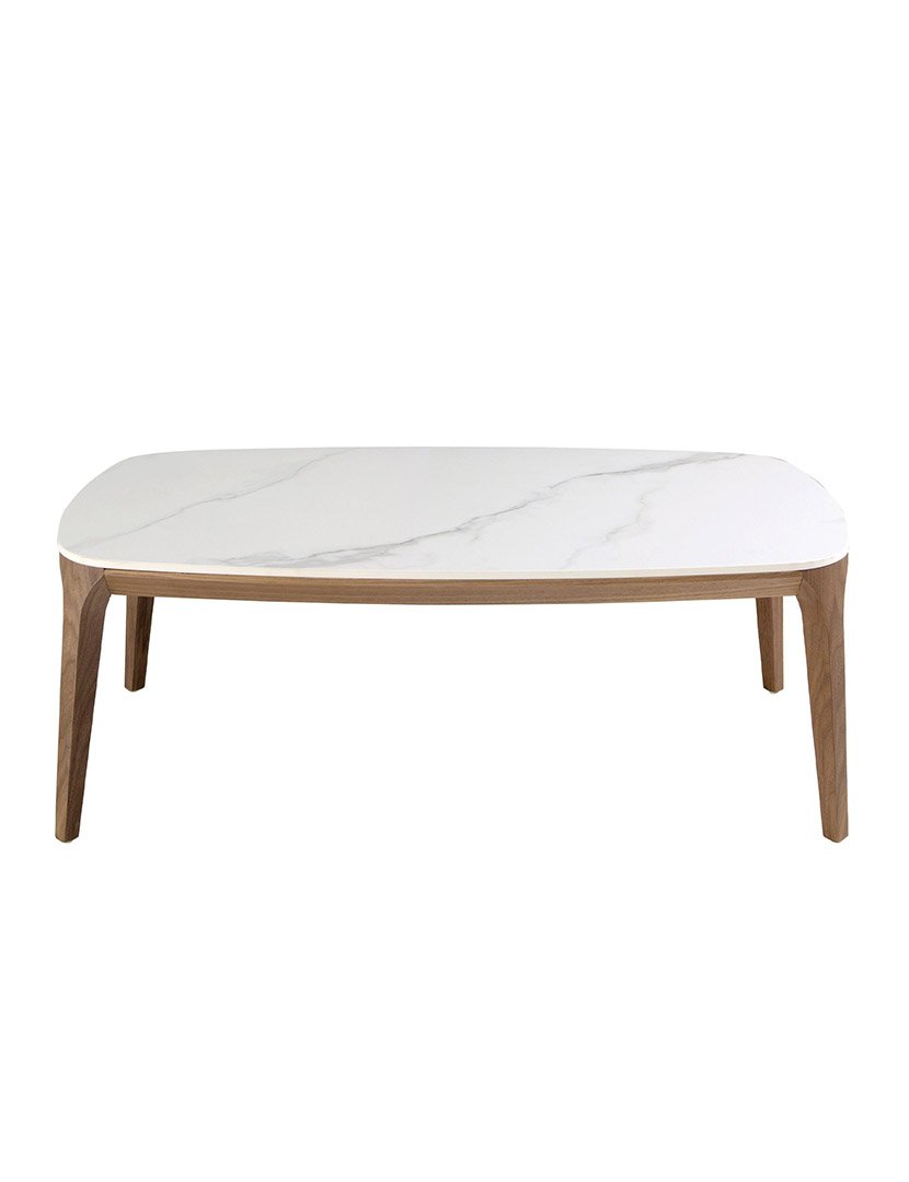 Mesa Oval em Porcelana