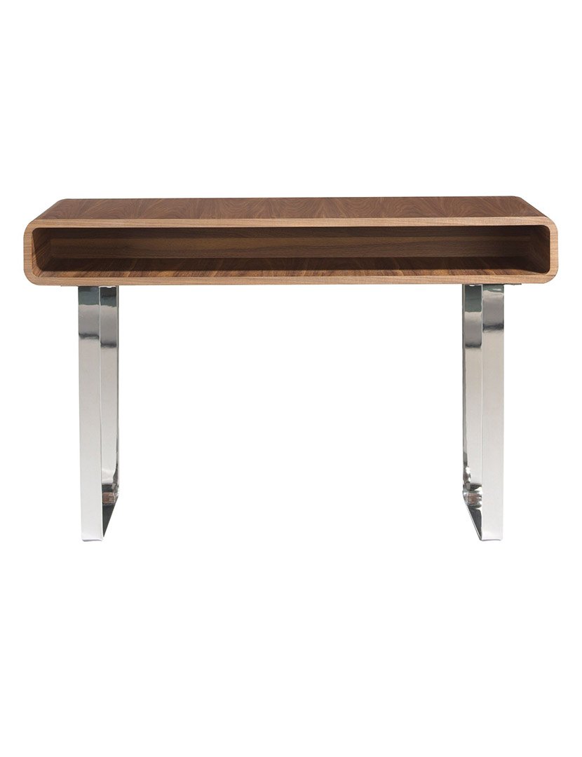 Mesa Retangular em Nogueira e Cinzento