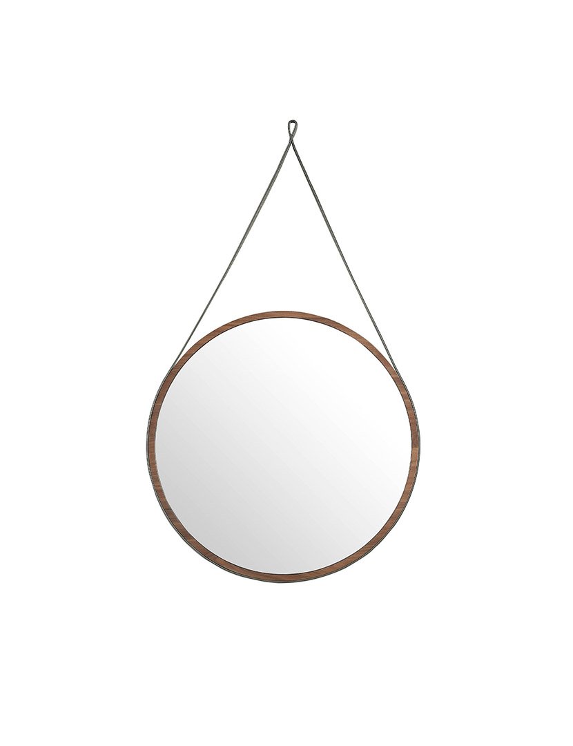 Espelho de Parede Redondo Nogueira