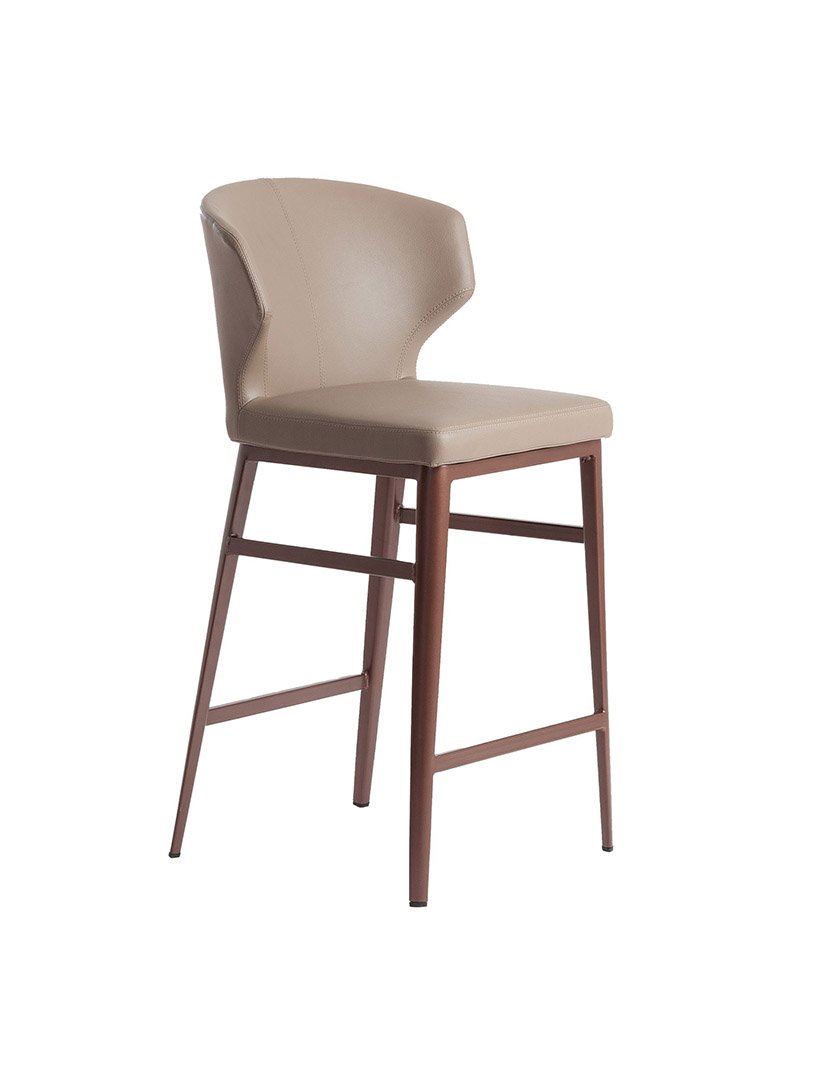 Banco Alto em Pele Ecológica Vison