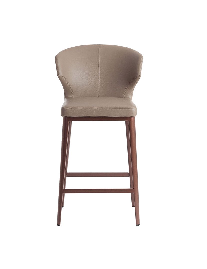 Banco Alto em Pele Ecológica Vison