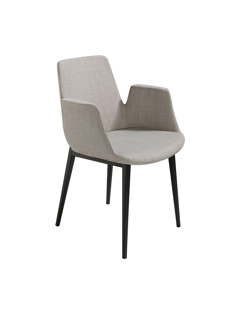 Cadeira em Tecido Cinzento