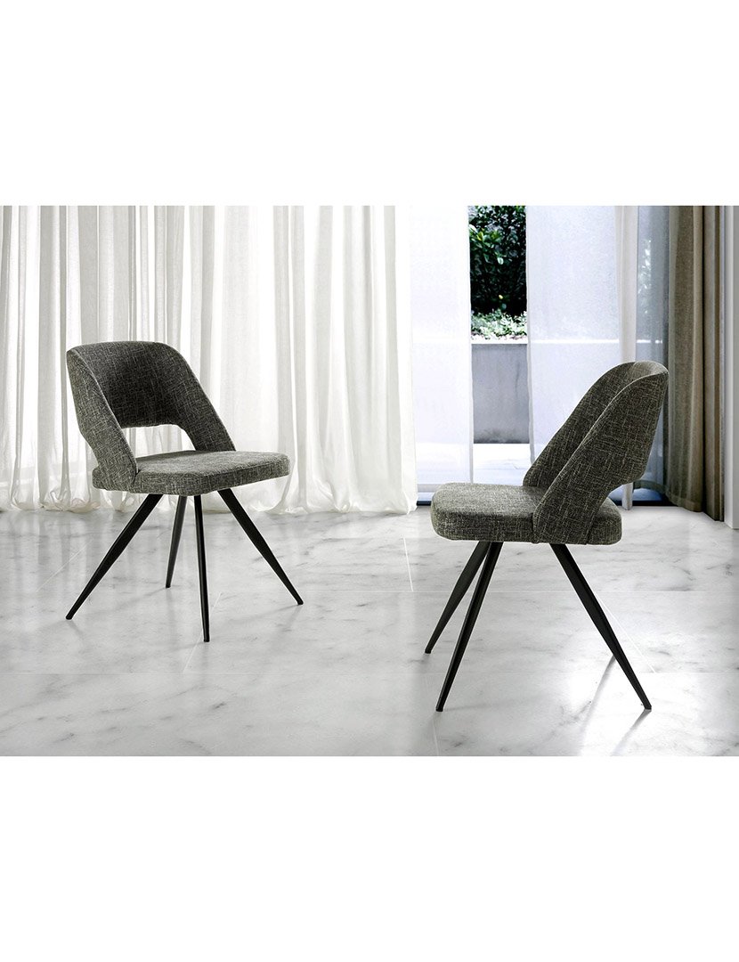 Cadeira em Tecido Cinzento