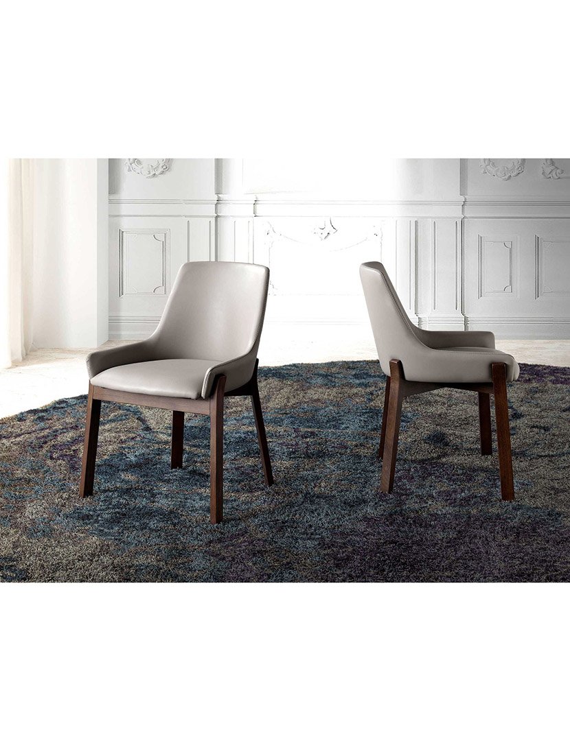 Cadeira de Couro Ecológico Vison