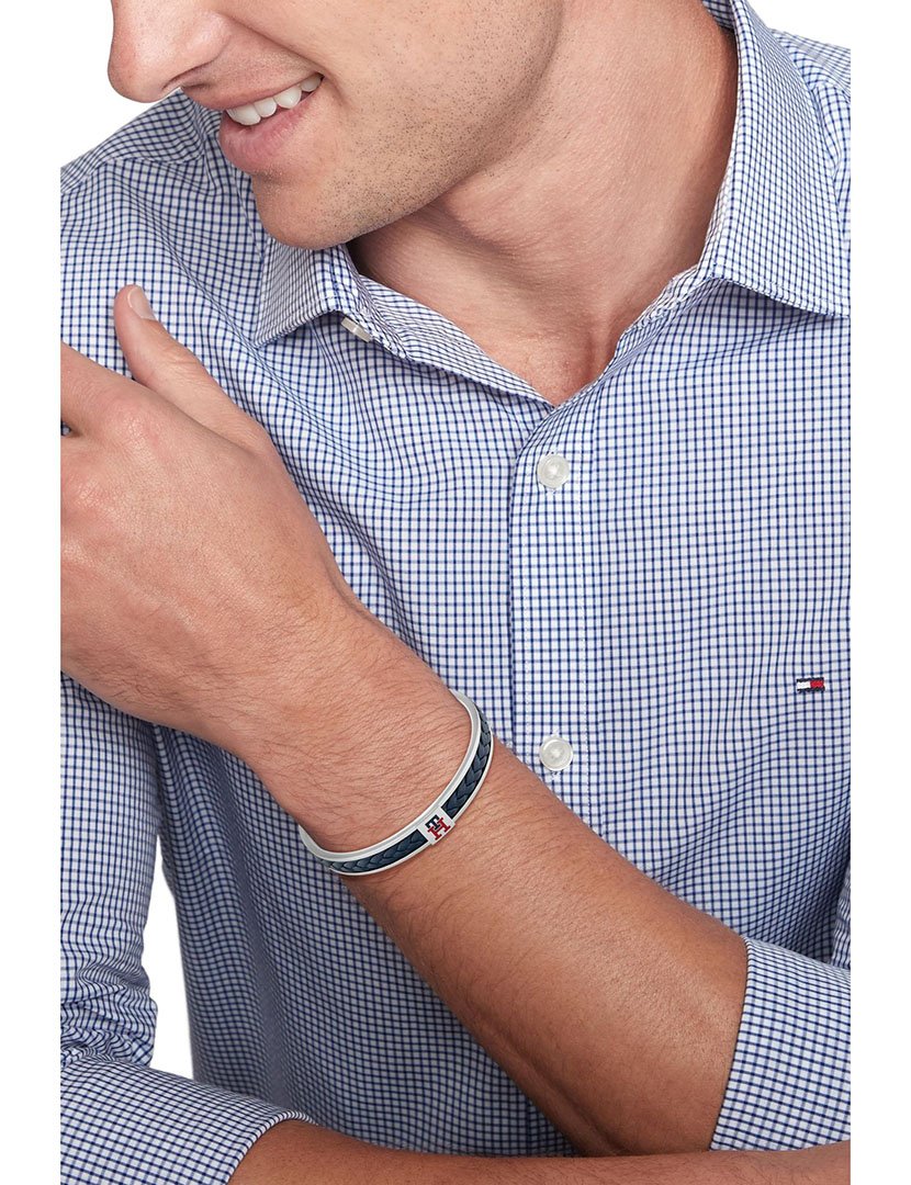 Pulseira em Aço Inoxidável Azul