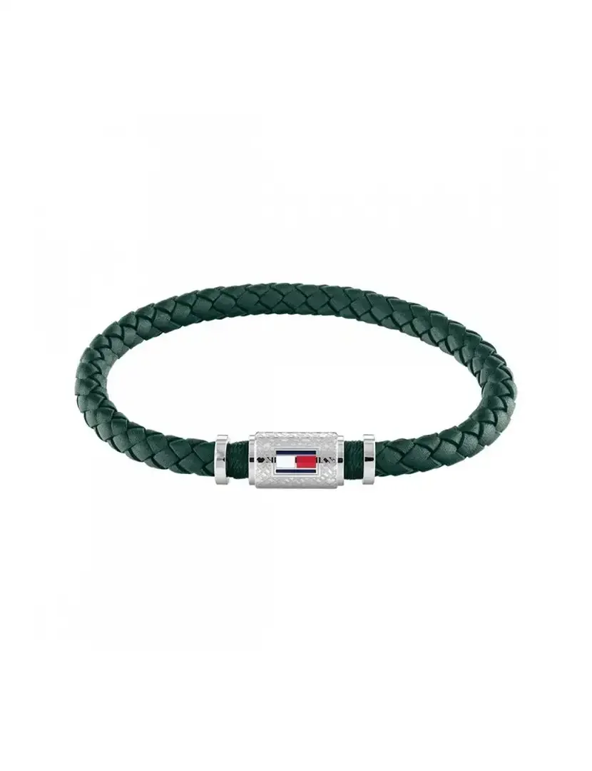 Pulseira em Pele Verde