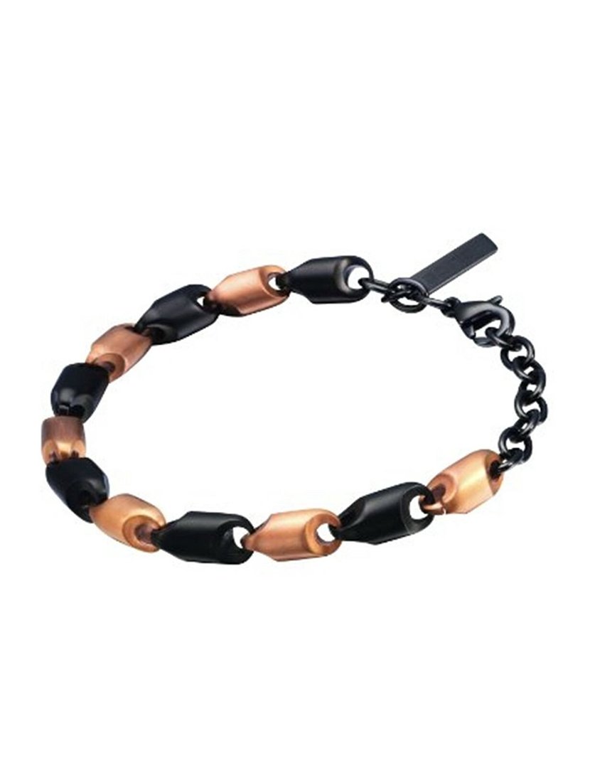Pulseira Police Dourado-Preto
