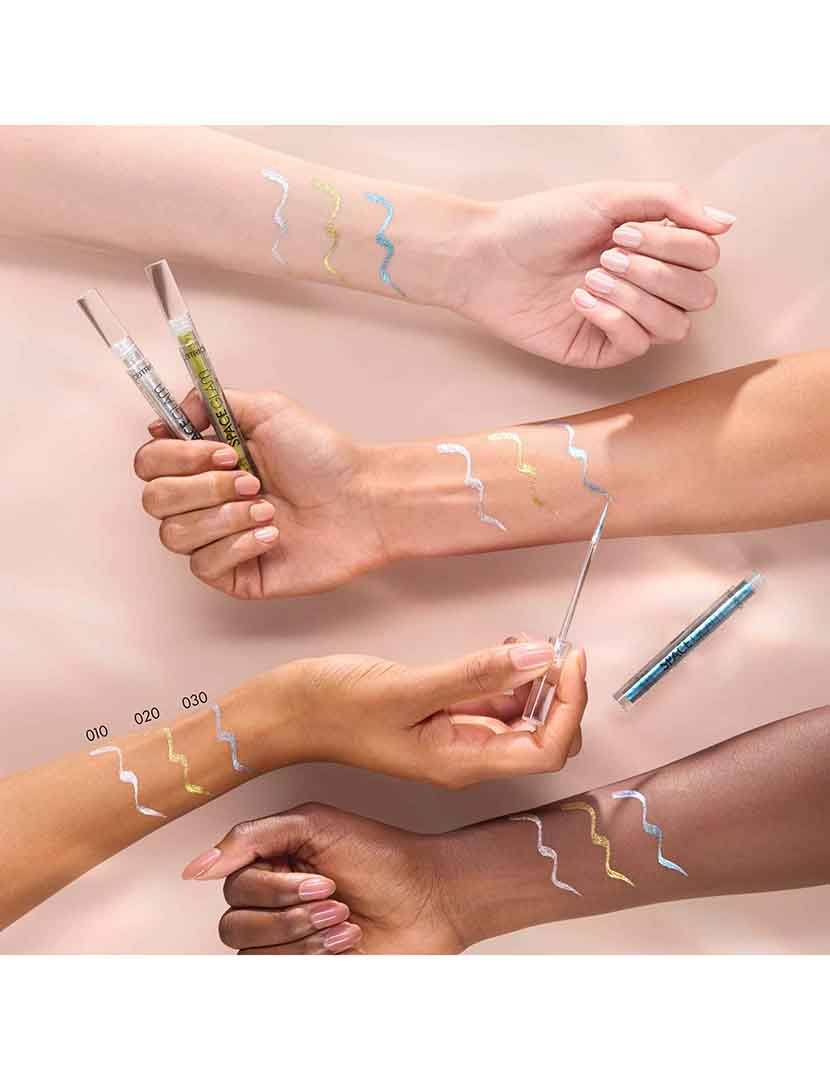 Delineador Líquido Space Glam 030 - Cosmic Chrome