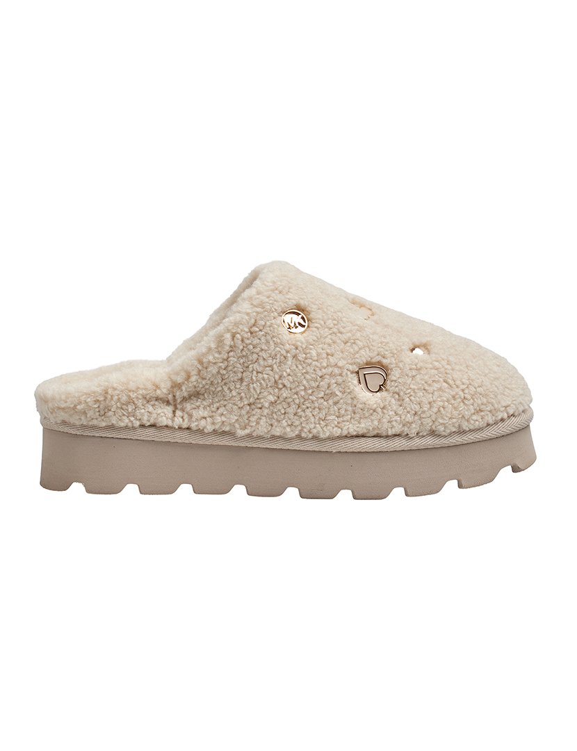 Chinelos de Casa Winnie Senhora Bege