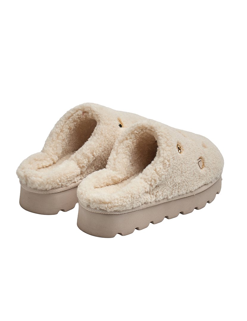 Chinelos de Casa Winnie Senhora Bege