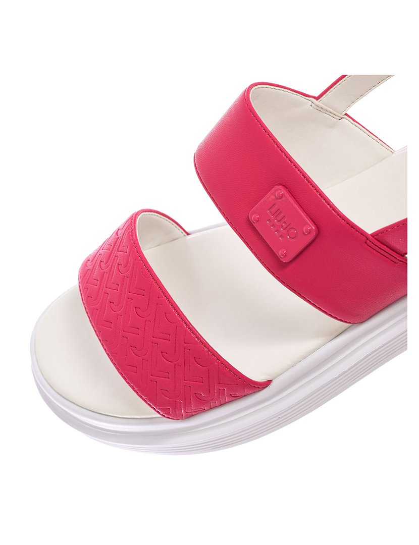 Sandálias Plataforma Senhora Fúcsia