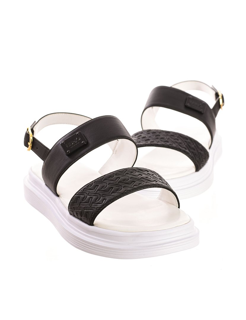 Sandálias Plataforma Senhora Preto