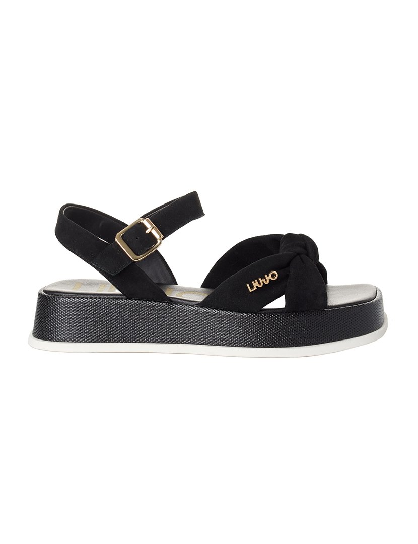 Sandálias Plataforma Senhora Preto