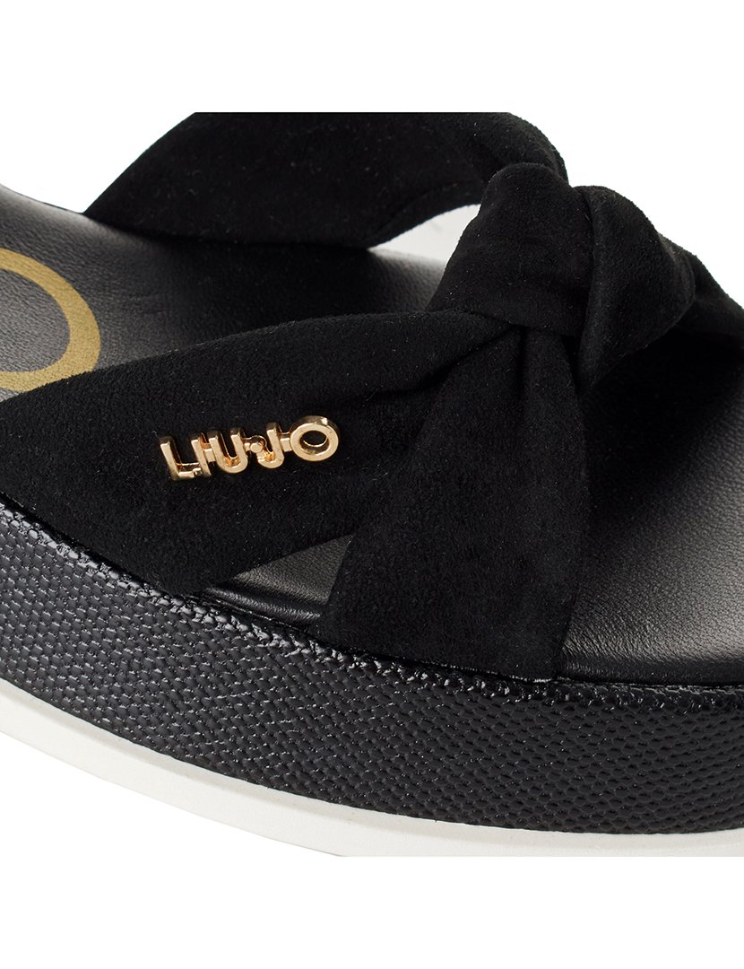 Sandálias Plataforma Senhora Preto