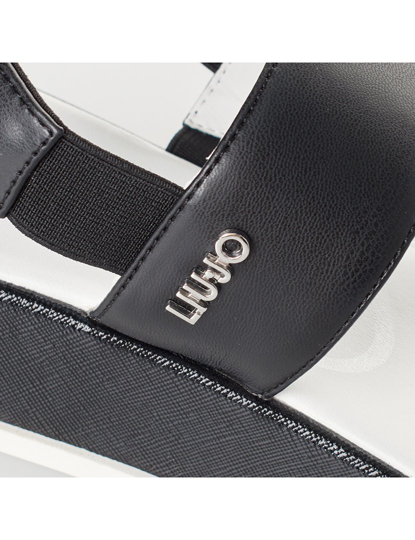 Sandálias Plataforma Senhora Preto