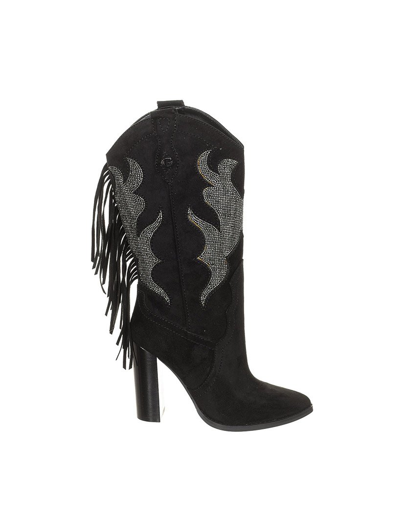 Botas com Salto Senhora Preto