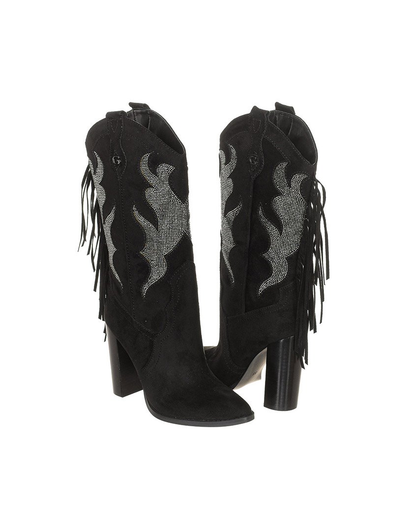 Botas com Salto Senhora Preto