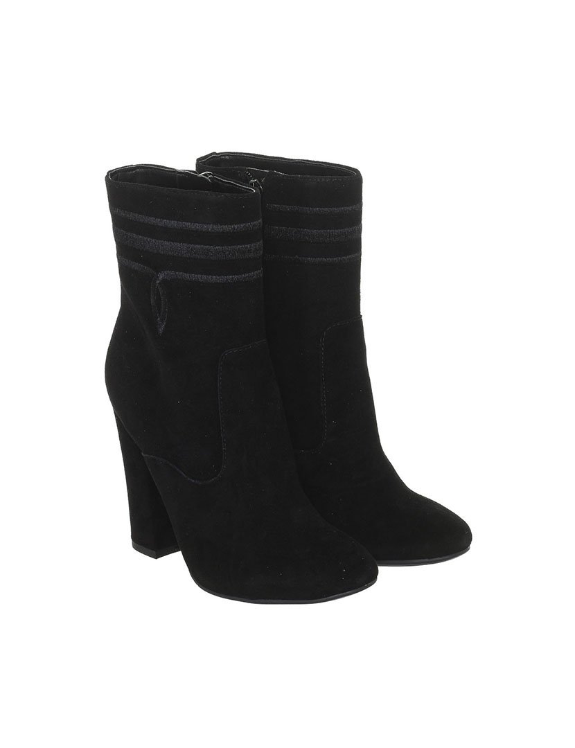 Botins com Salto Senhora Preto