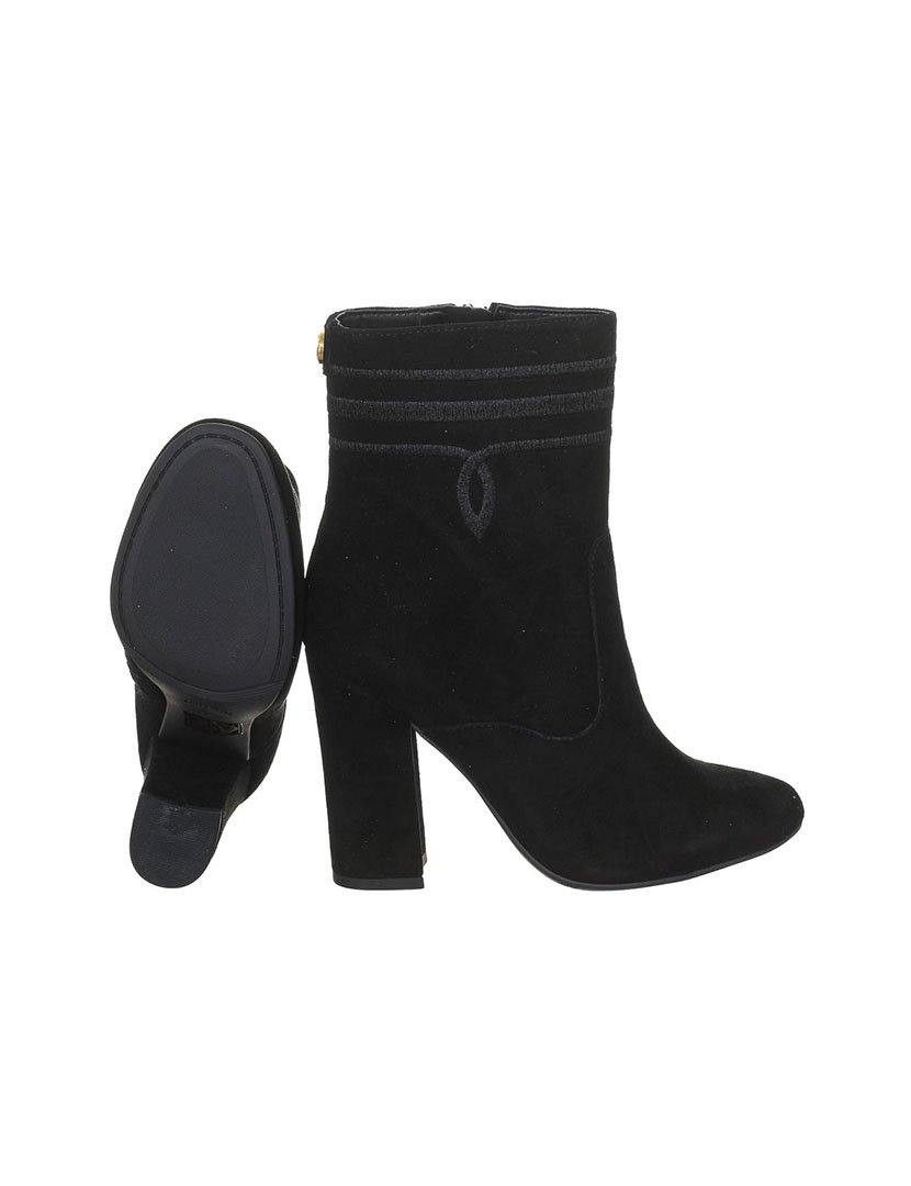 Botins com Salto Senhora Preto