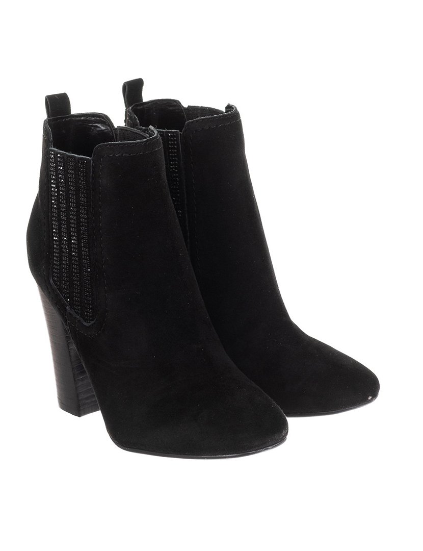 Botins com Salto Senhora Preto