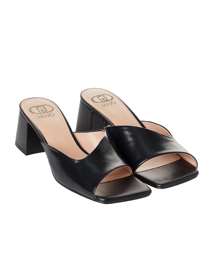 Sandálias com Salto Senhora Preto