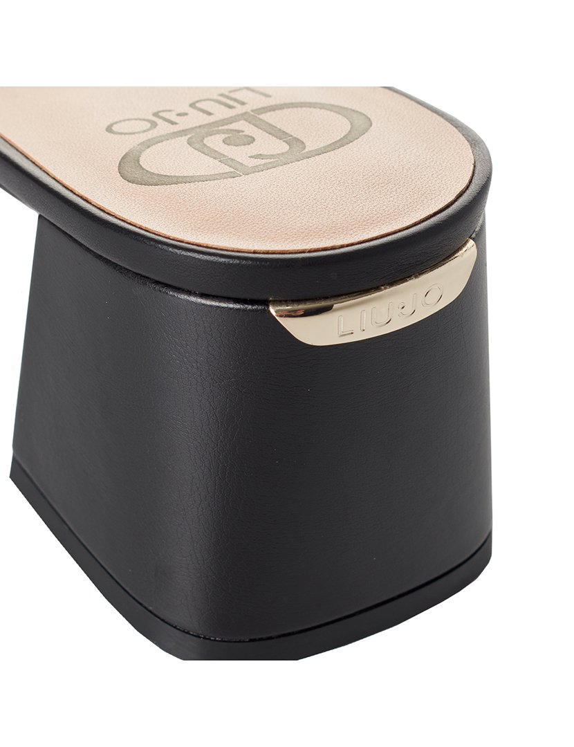 Sandálias com Salto Senhora Preto