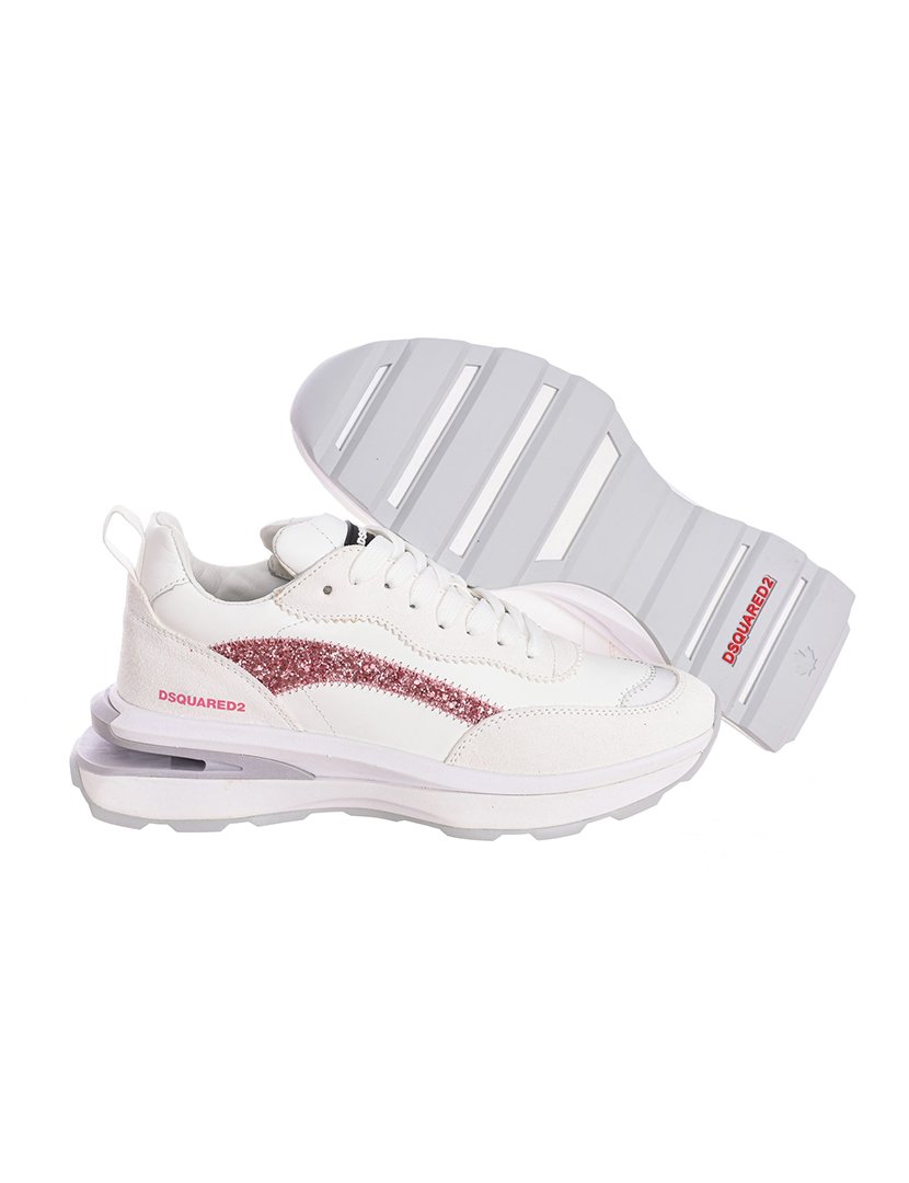 Ténis Senhora Branco-Rosa