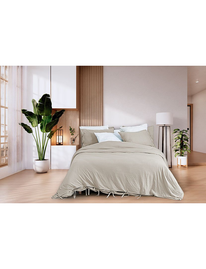 Capa Edredon Arinto Taupé