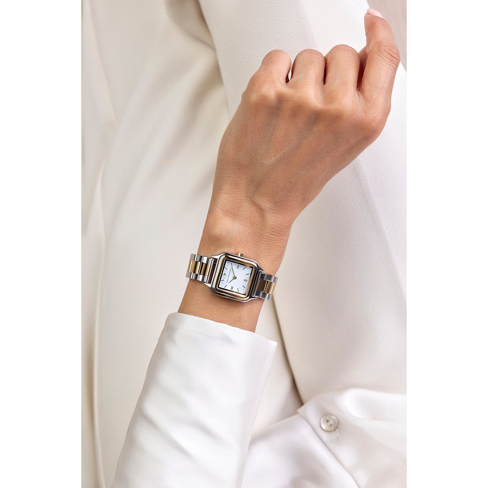 Relógio Feminino Prateado e Dourado