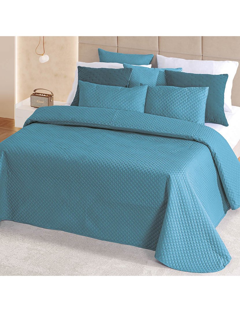 Bouty Troia 2 + Almofadas Azul Petróleo