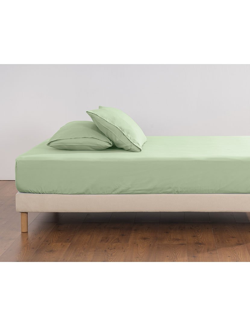 Lençol Baixo Ajustável Micro Verde Vintage