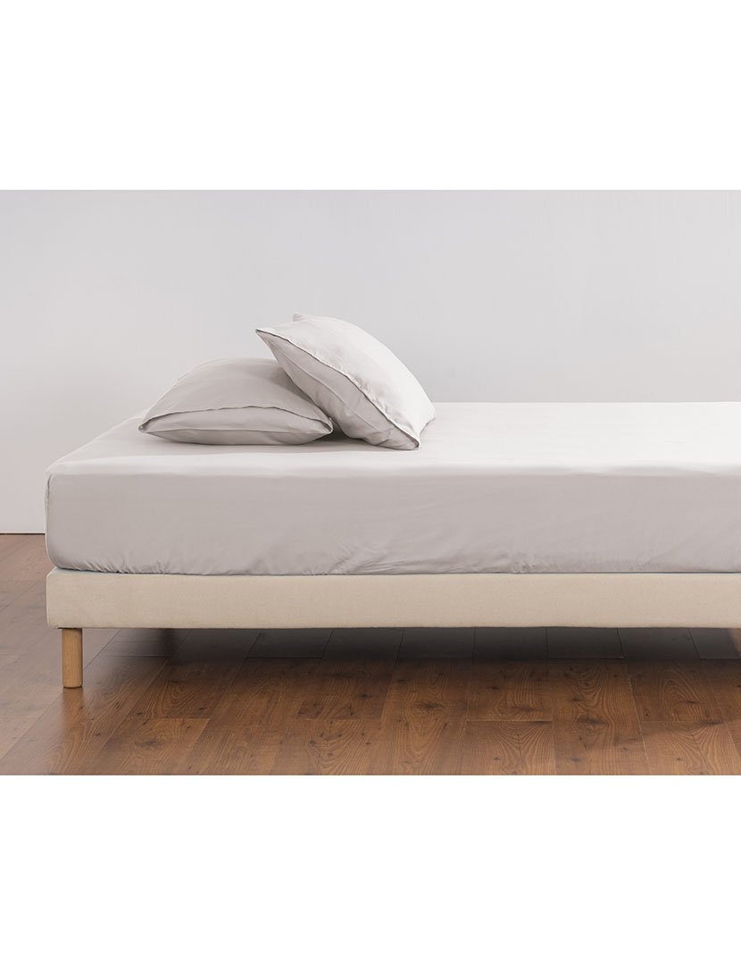 Lençol Baixo Ajustável Relax Cinza