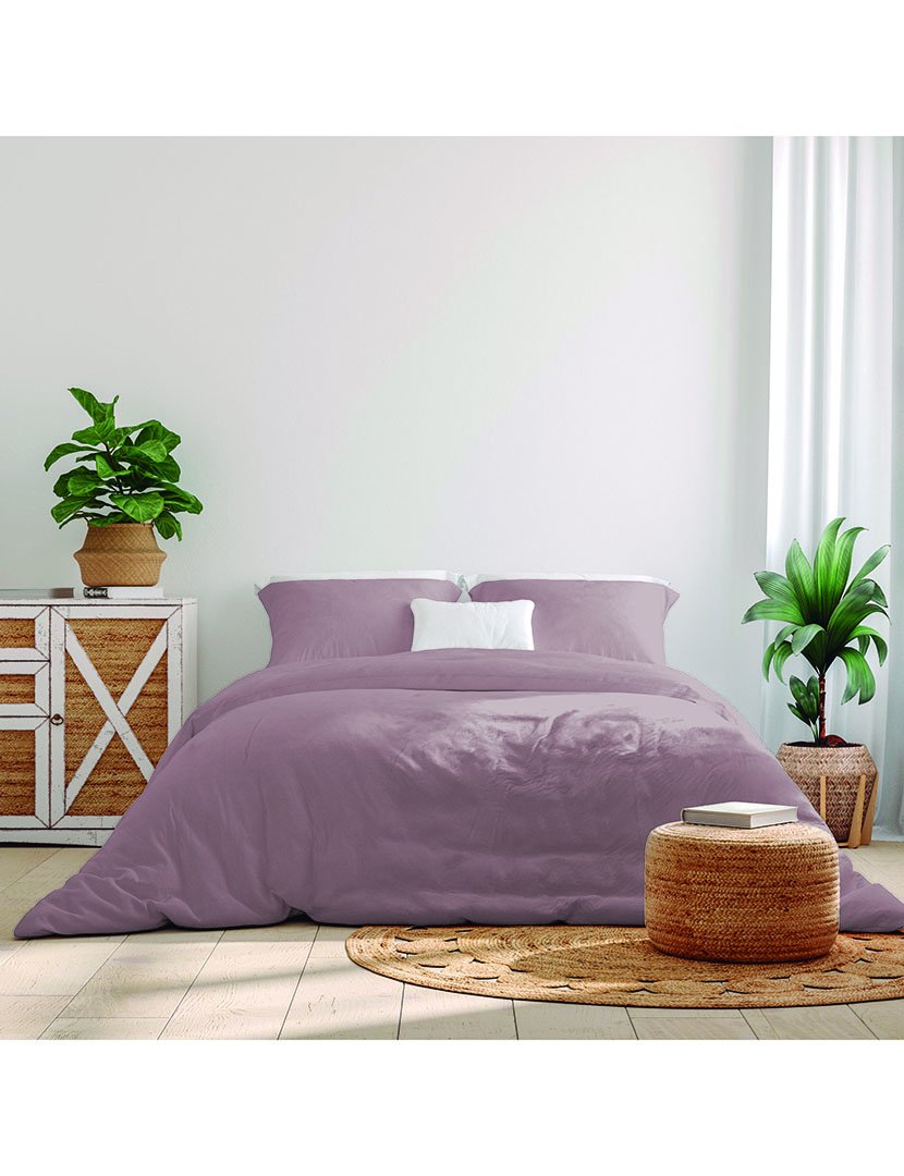 Capa Edredon Percal Malva