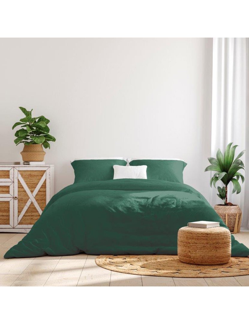 Capa Edredon Percal Verde