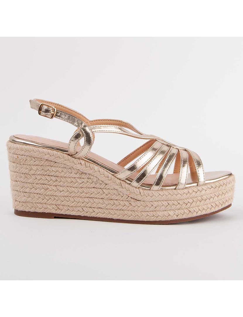 Sandálias de Cunha Senhora Dourado