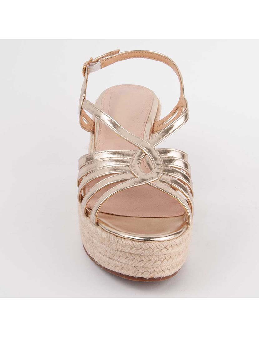 Sandálias de Cunha Senhora Dourado