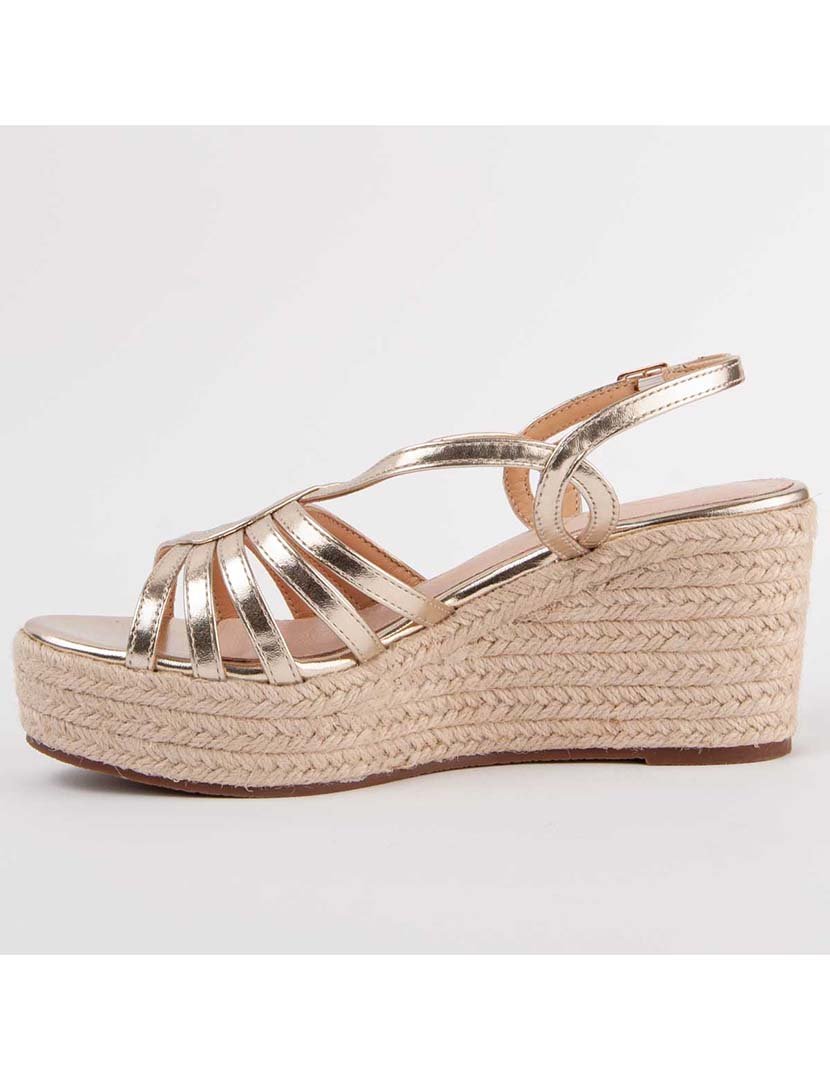 Sandálias de Cunha Senhora Dourado