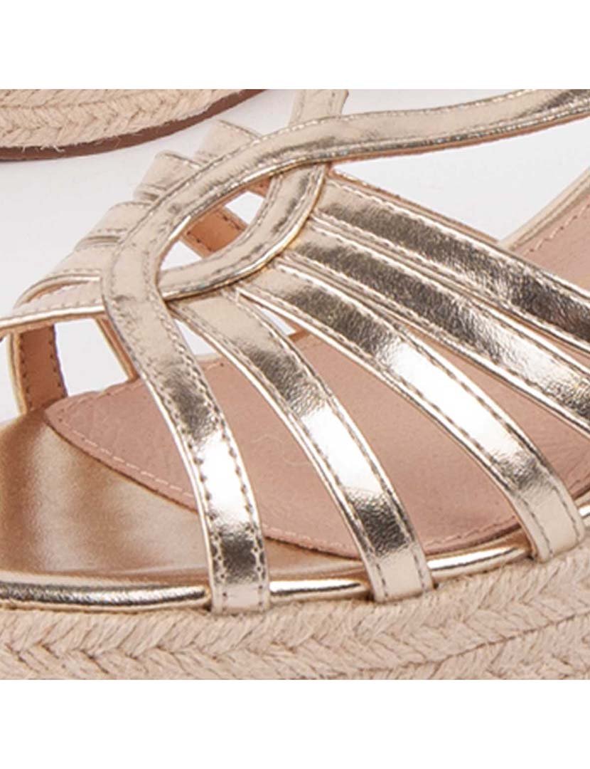 Sandálias de Cunha Senhora Dourado