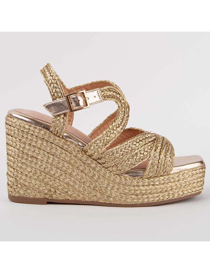 Sandálias de Cunha Senhora Dourado