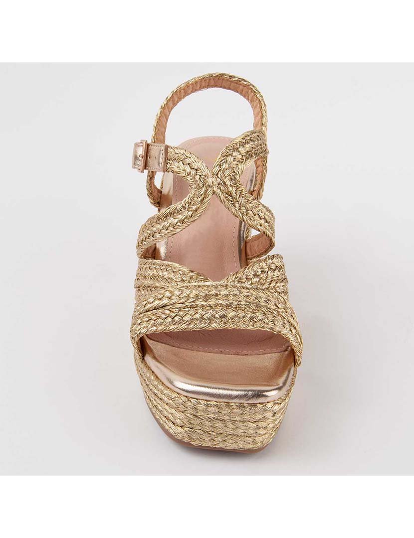 Sandálias de Cunha Senhora Dourado