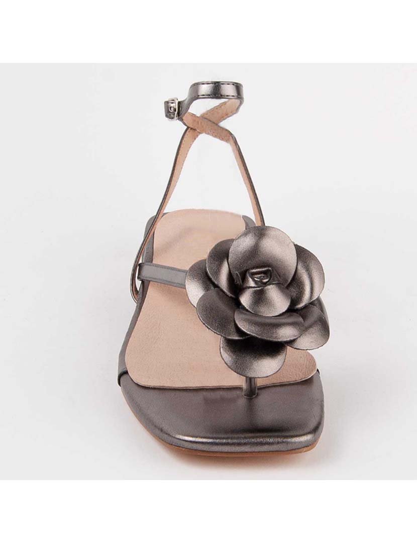 Sandálias Rasas Senhora Cinza