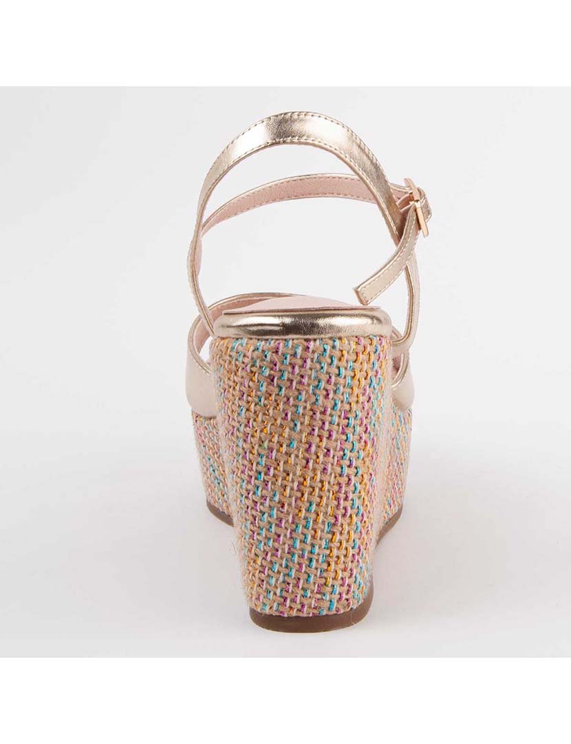 Sandálias de Cunha Senhora Dourado