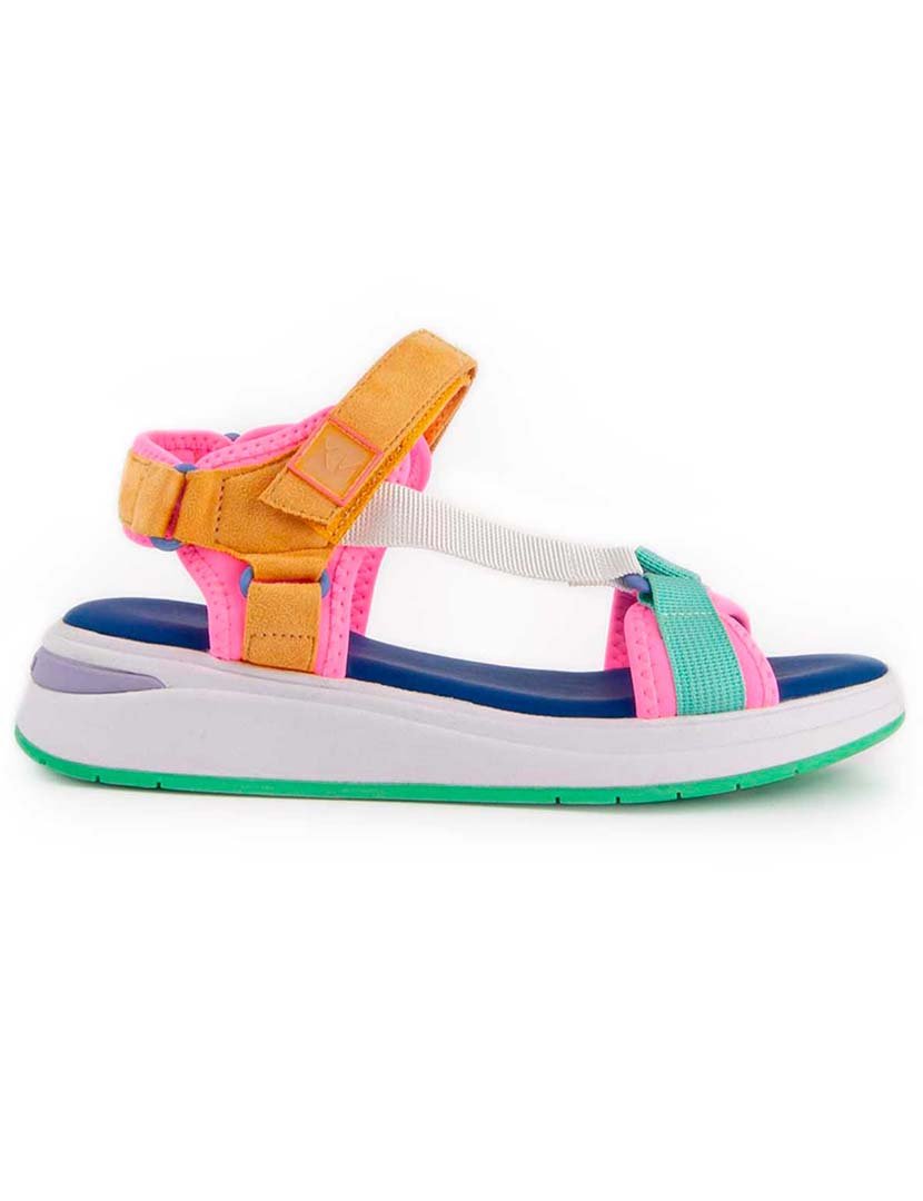 Sandálias Rasas Senhora Multicolorido