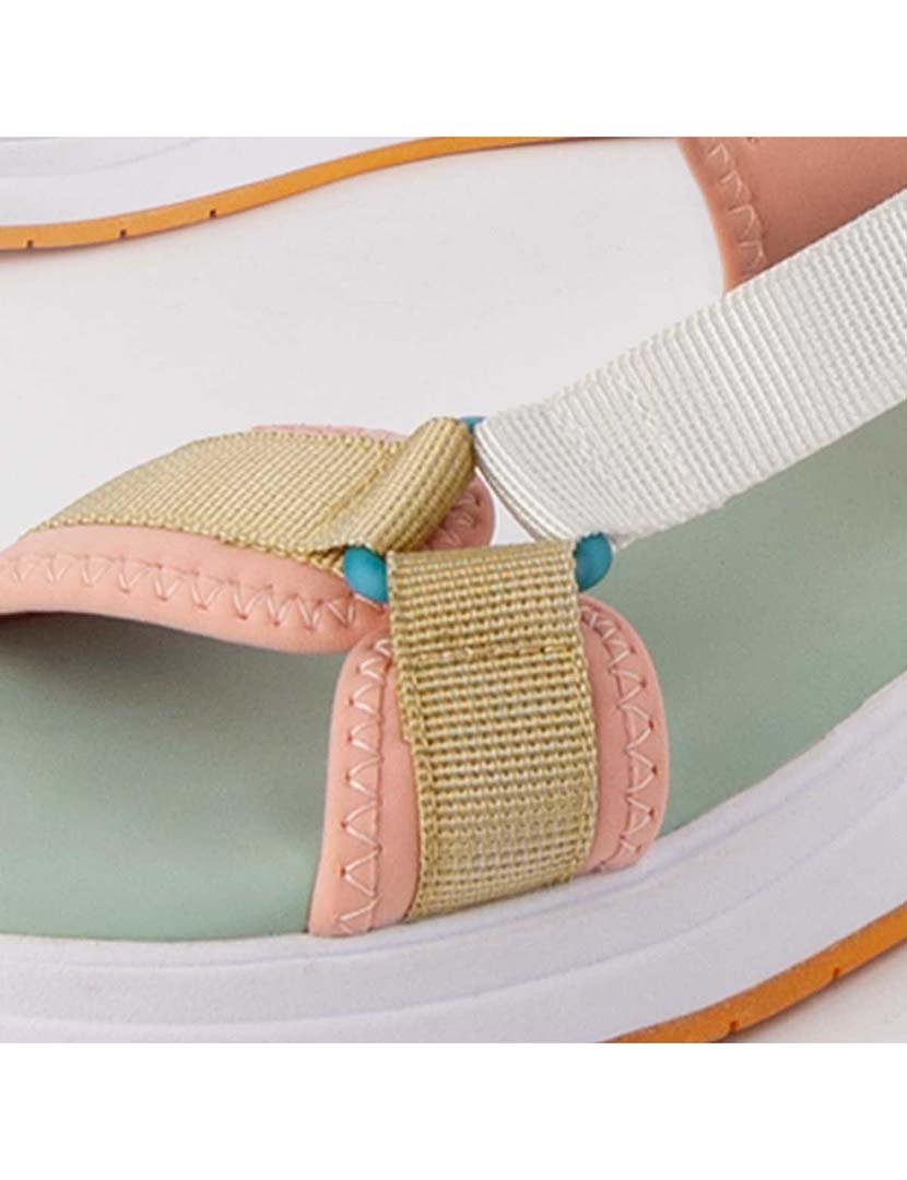 Sandálias Rasas Senhora Verde